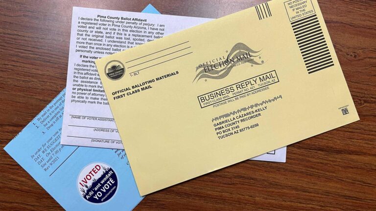Mail-in ballots damaged after USPS collection box was set on fire in Arizona – The Guardian