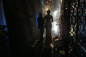 Backstage at the Oscars: Jane Fonda consoles teary Joaquin Phoenix, producers explain Eminem – USA Today