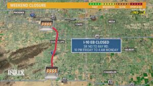 Phoenix weekend road closures: Restrictions on US 60, I-10 and other freeways – The Arizona Republic