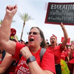 Teachers in Arizona and Colorado Walk Out Over Education Funding (Published 2018) – The New York Times