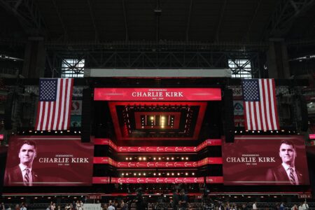 Charlie Kirk memorial forms at Turning Point’s Phoenix headquarters – Phoenix New Times