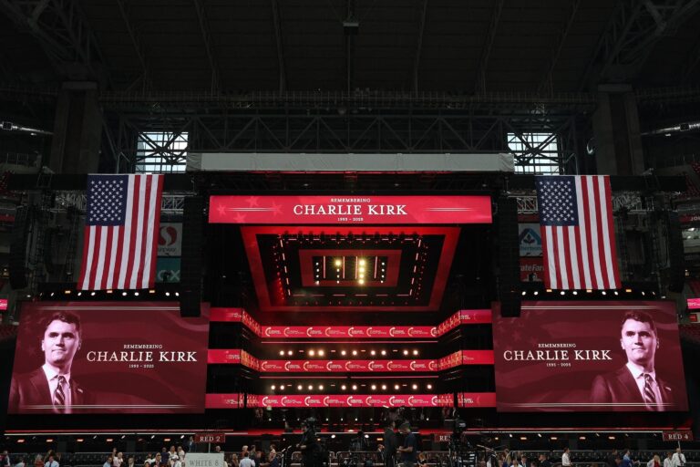 Charlie Kirk memorial forms at Turning Point’s Phoenix headquarters – Phoenix New Times