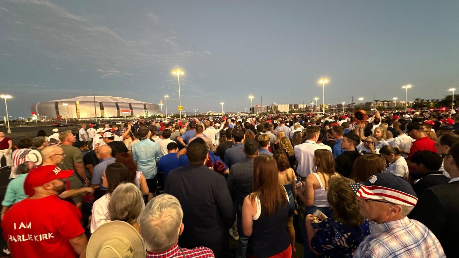 Kirk memorial’s religious and political mix hints at future of MAGA movement – BBC