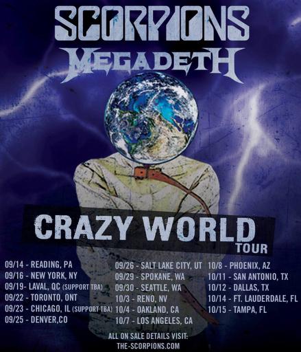 Scorpions Cancel All Remaining U.S. Tour Dates, Including Phoenix Show Scorpions cancel all remaining dates on U.S. tour, including Phoenix – azcentral.com and The Arizona Republic