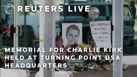 The scene outside Charlie Kirk’s Turning Point USA headquarters in AZ – azcentral.com and The Arizona Republic